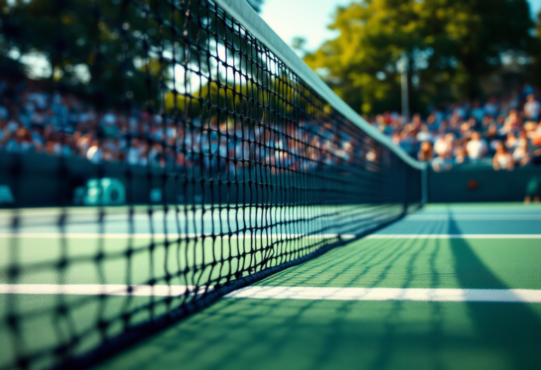 Katarina Zavatska in azione all'Axion Open di Chiasso