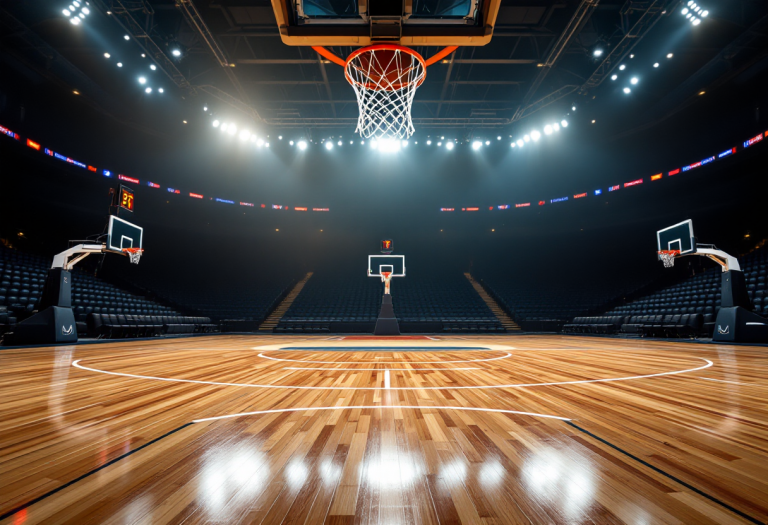 Klay Thompson e Anthony Davis in azione durante i playoff