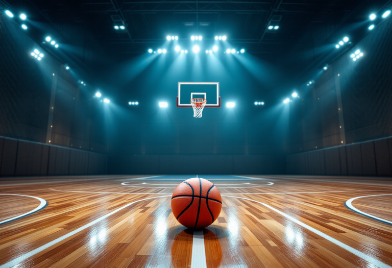 Giocatori di L'Aquila Trento festeggiano una vittoria