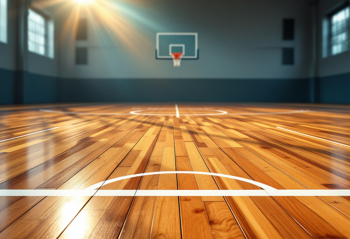 LeBron James in azione durante una partita NBA