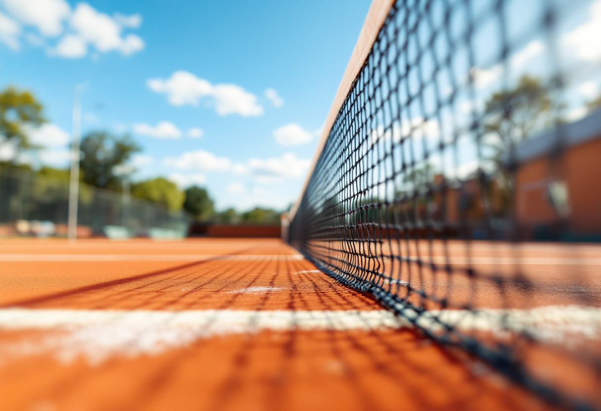 Lorenzo Musetti esulta dopo una vittoria in rimonta