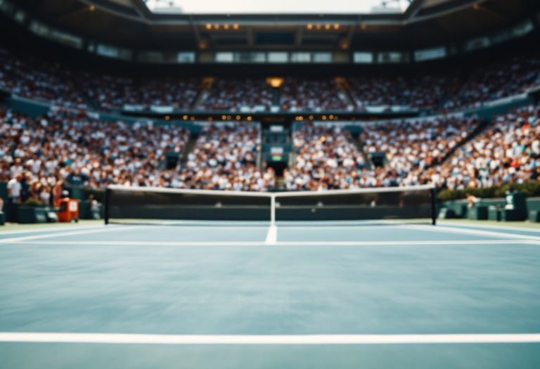 Lorenzo Musetti festeggia la vittoria su Tsitsipas a Madrid