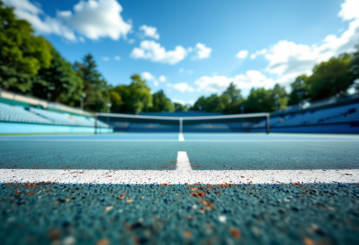 Luca Nardi durante la partita al Rolex Monte-Carlo Masters