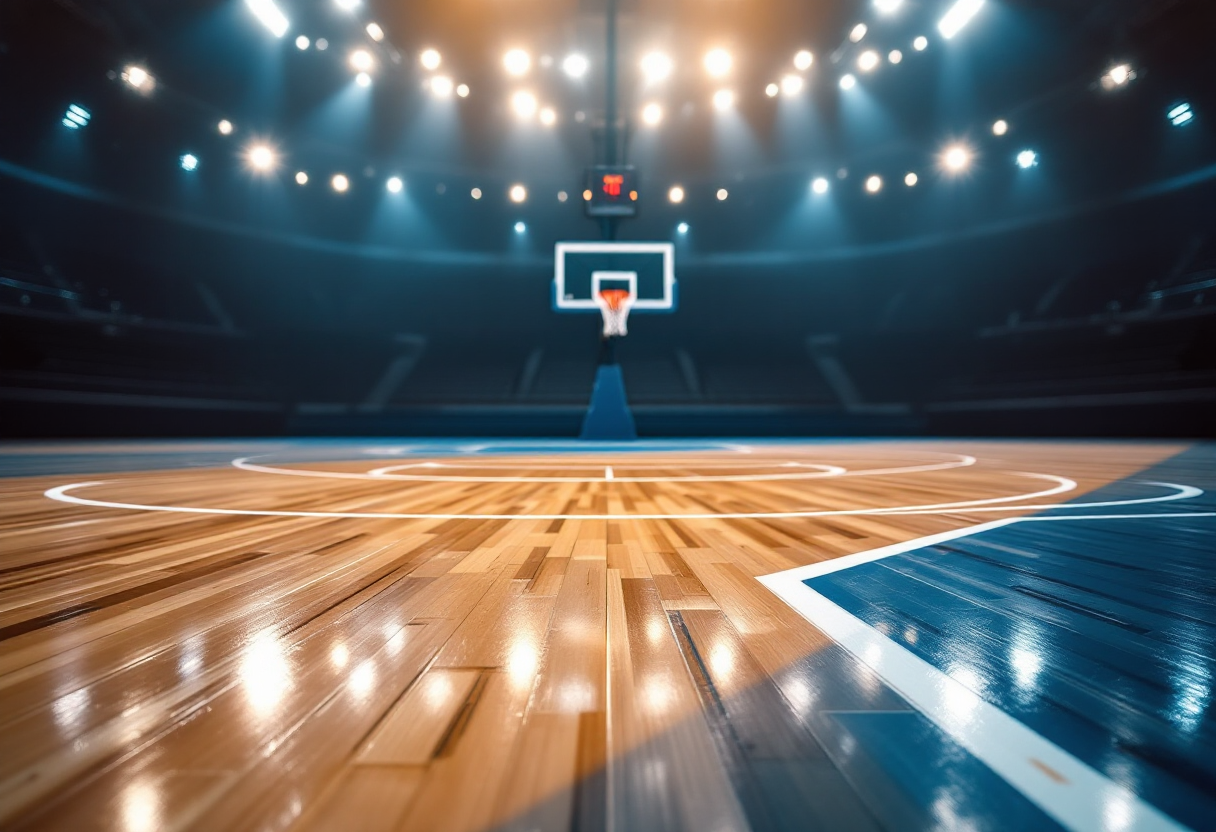 Giocatori del Maccabi Tel Aviv in azione durante EuroLeague