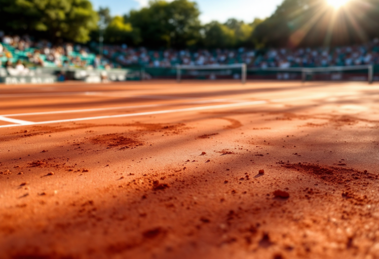 Giocatori in azione al Masters 1000 di Monte-Carlo