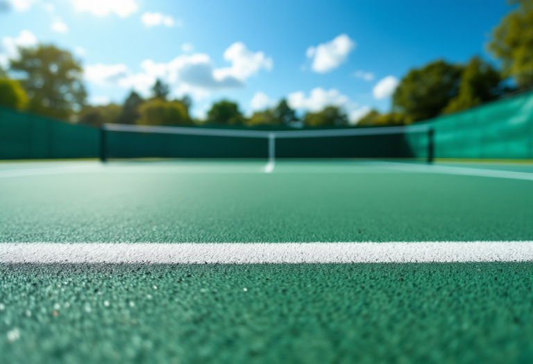 Matteo Arnaldi durante il match ai quarti di finale a Madrid