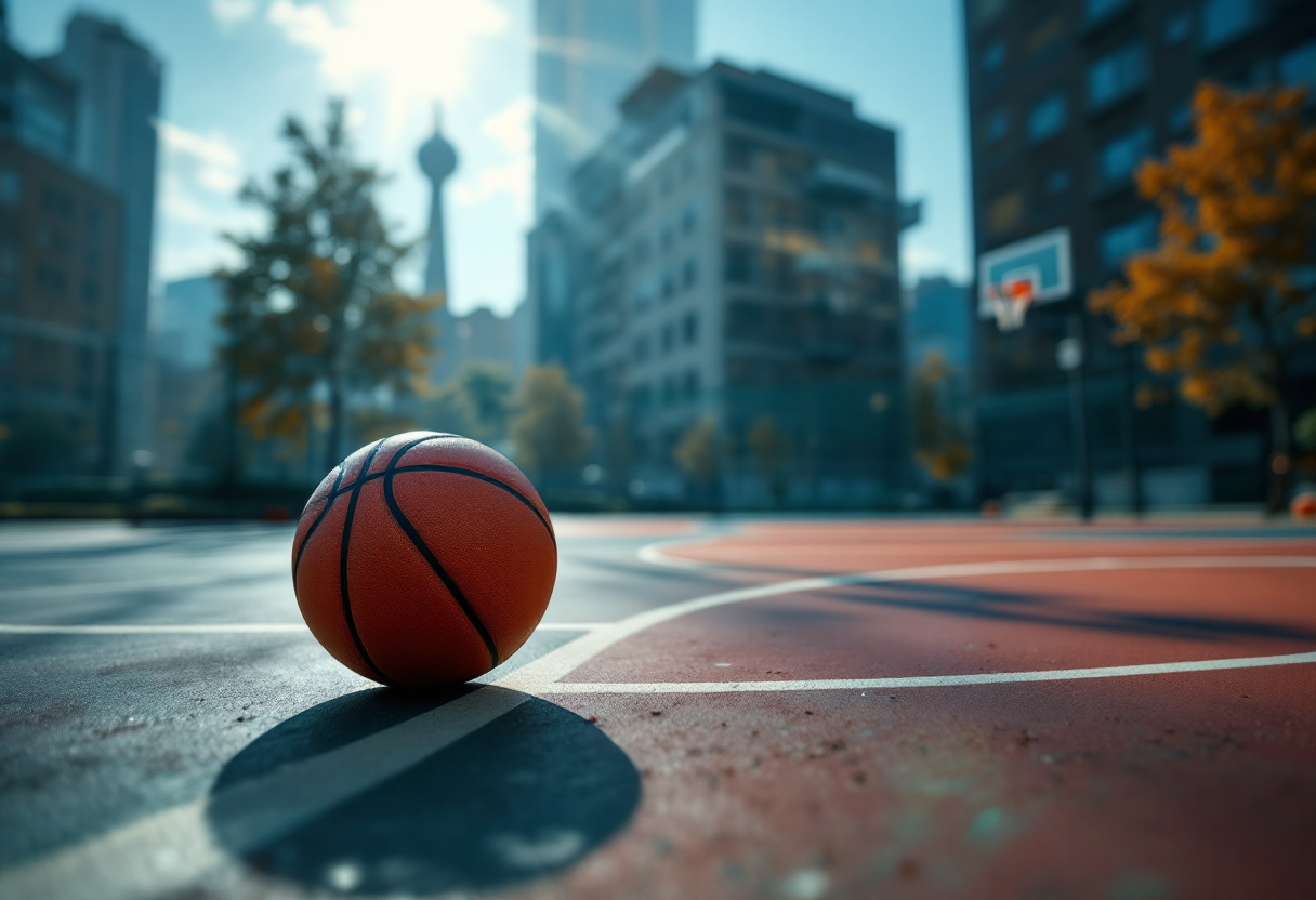 Maurice Ndour che unisce musica reggae e basket