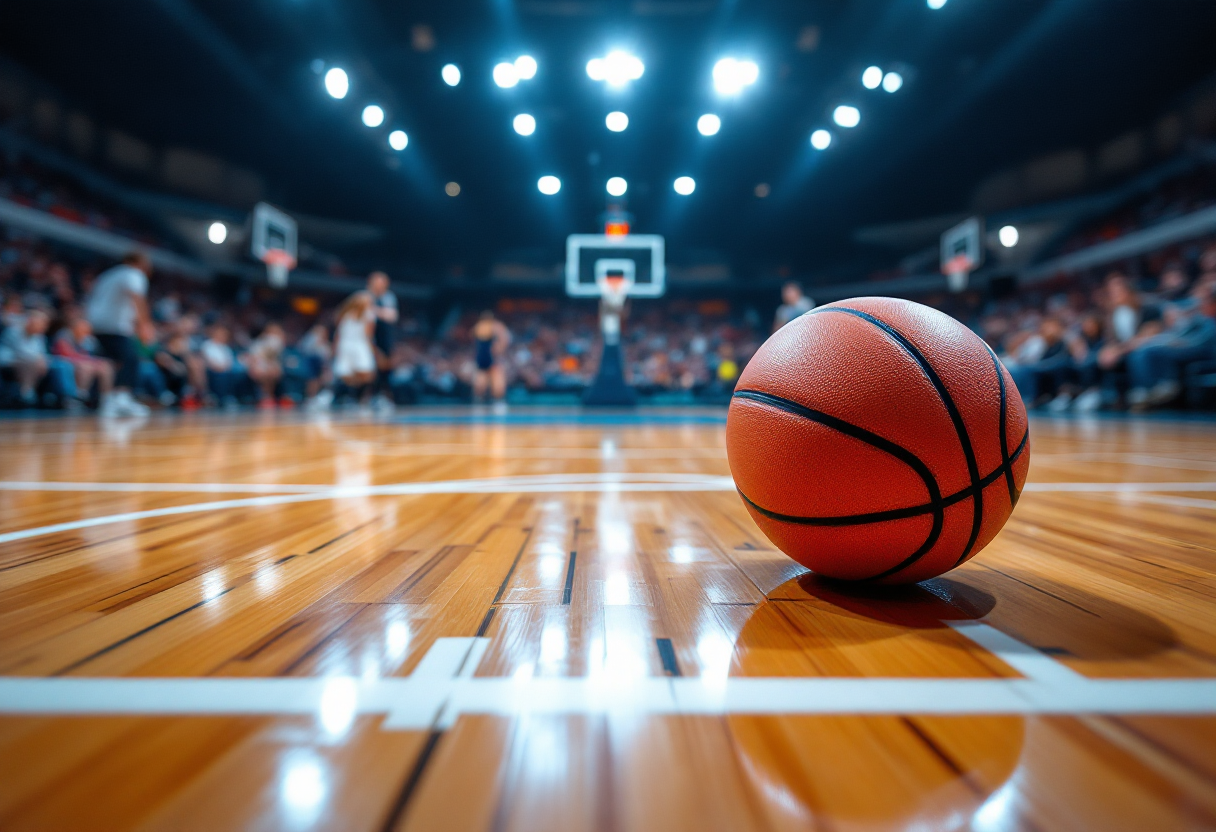 Giocatori NBA in azione durante il mini-torneo Play-in