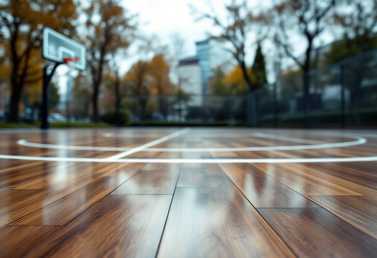 Mirza Alibegovic celebra la promozione con l'APU Udine