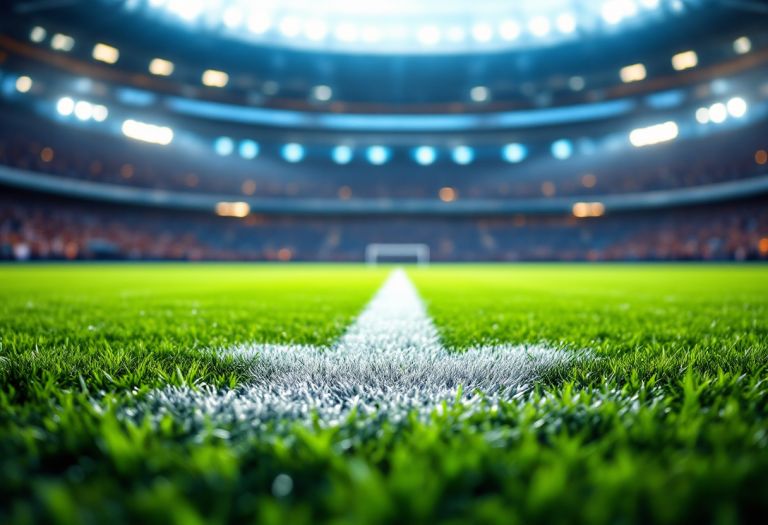 Momento di silenzio in memoria di Papa Francesco durante una partita UEFA