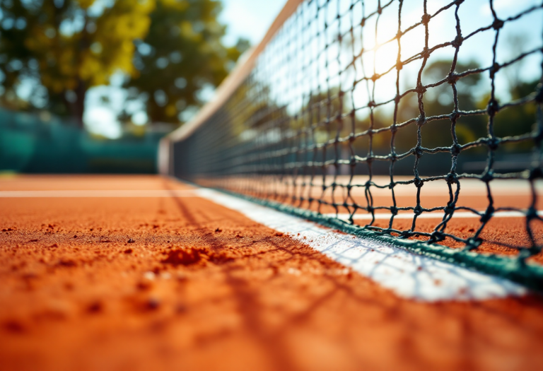 Lorenzo Musetti celebra la vittoria su Jiri Lehecka