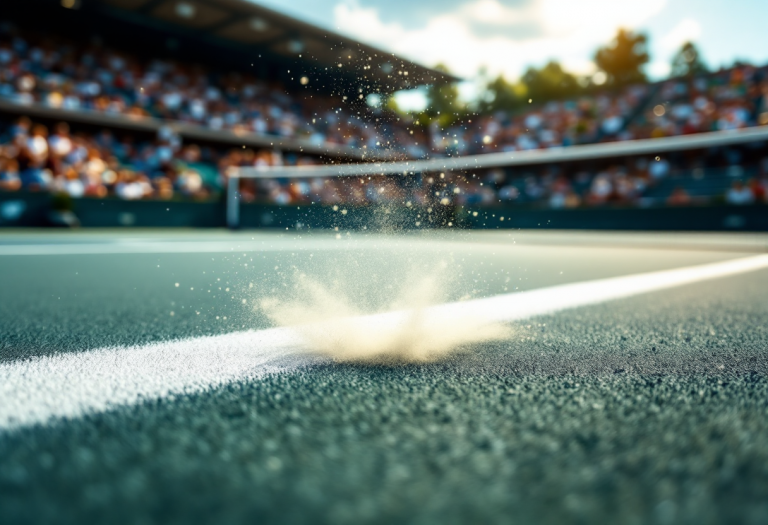 Musetti e Alcaraz in azione alla finale di Monte-Carlo