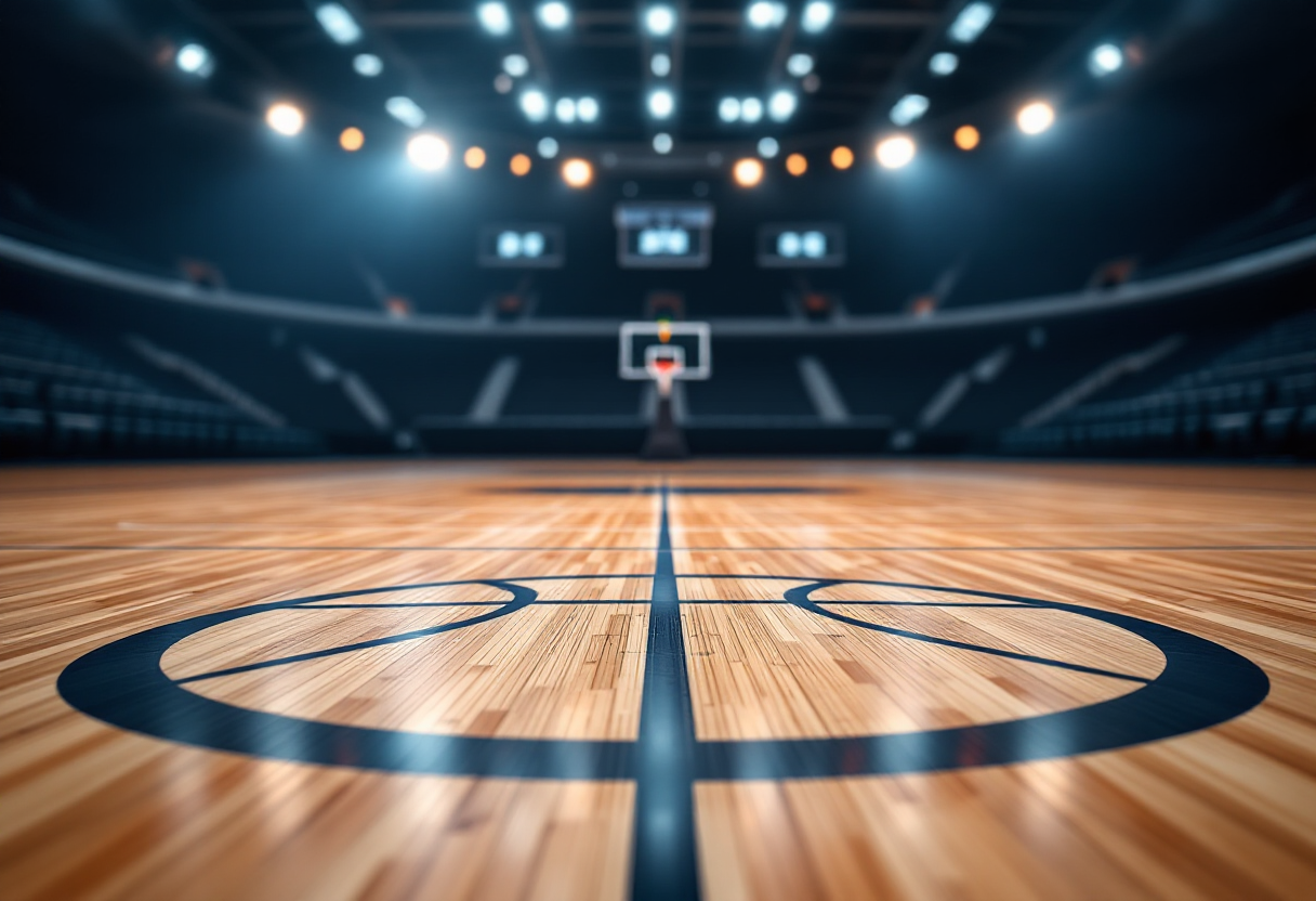 Myles Cale in azione prima del match contro Trieste