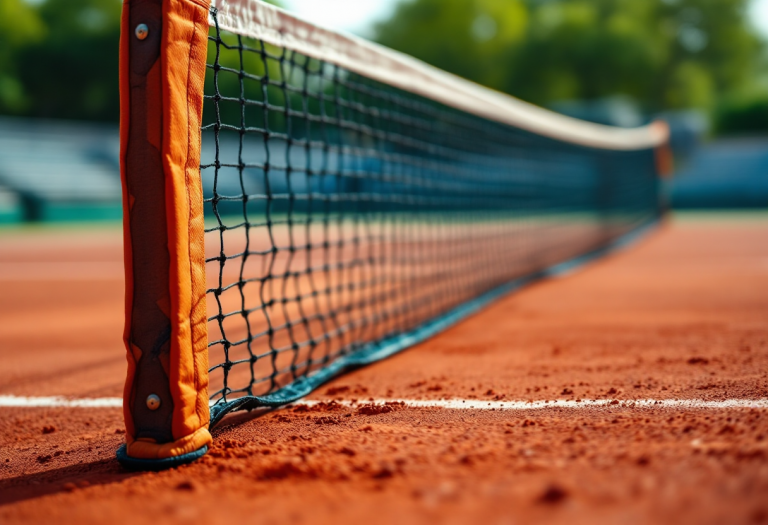 Nick Kyrgios in azione al Roland Garros 2025