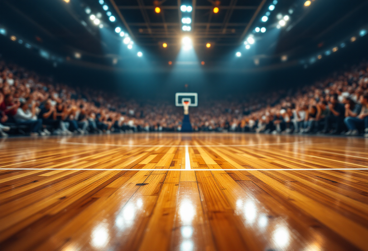 Olimpia Milano e Vanoli Cremona in azione sul campo