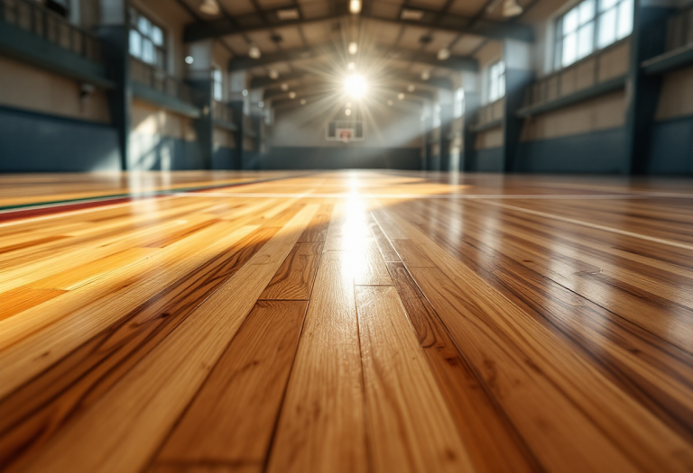 Giocatori di Pallacanestro Varese festeggiano la vittoria