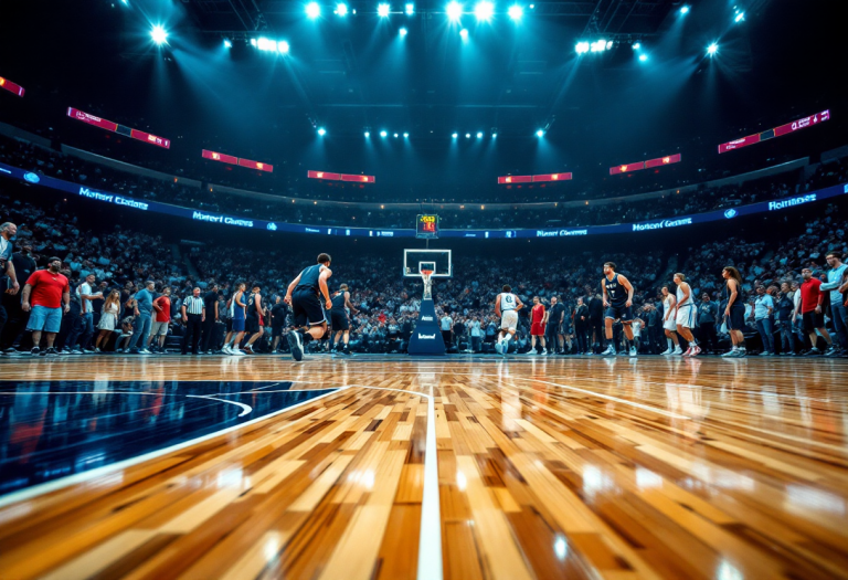 Pat Connaughton in azione durante la partita Bucks vs Pistons