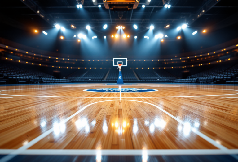 Pau Gasol in azione durante una partita di basket