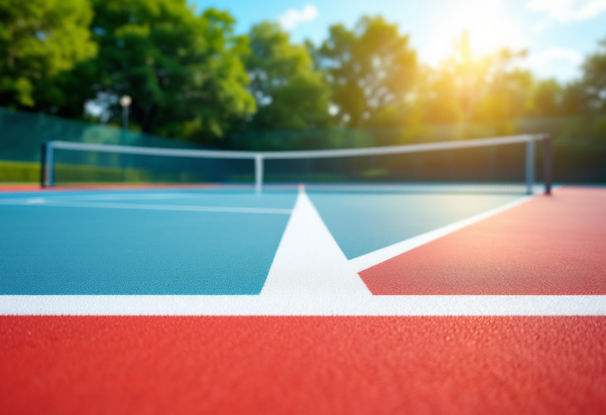 Giocatrici in azione durante le prequalifiche di tennis a Roma