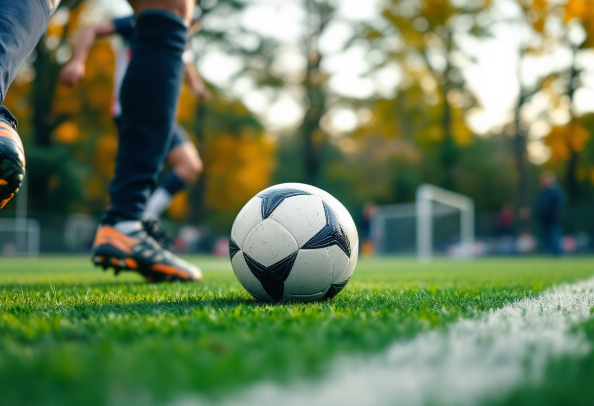 Giocatori in azione durante le qualificazioni del torneo Bayer Under 18