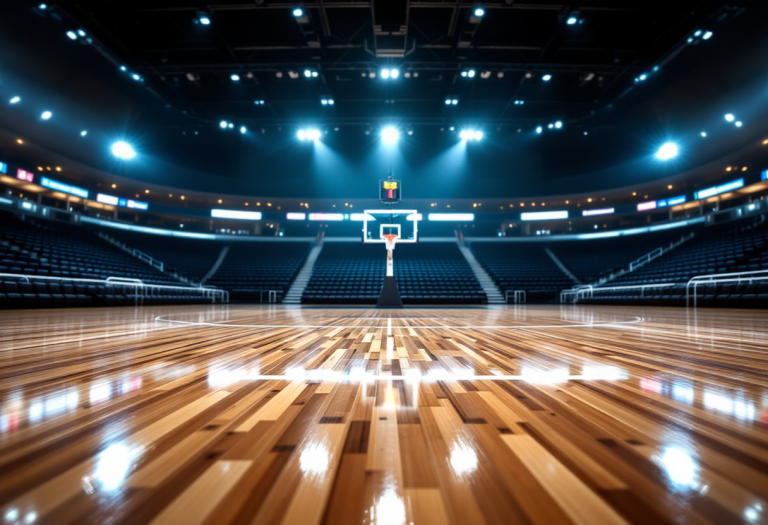 Giocatori in azione durante la partita Fortitudo vs RBR Rimini