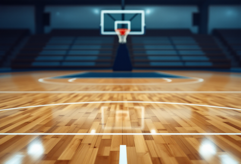 Giocatori di Reyer Venezia festeggiano la vittoria su Trieste