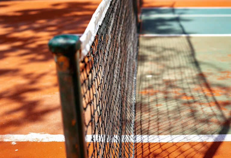 Riccardo Piatti e Jannik Sinner durante un allenamento di tennis