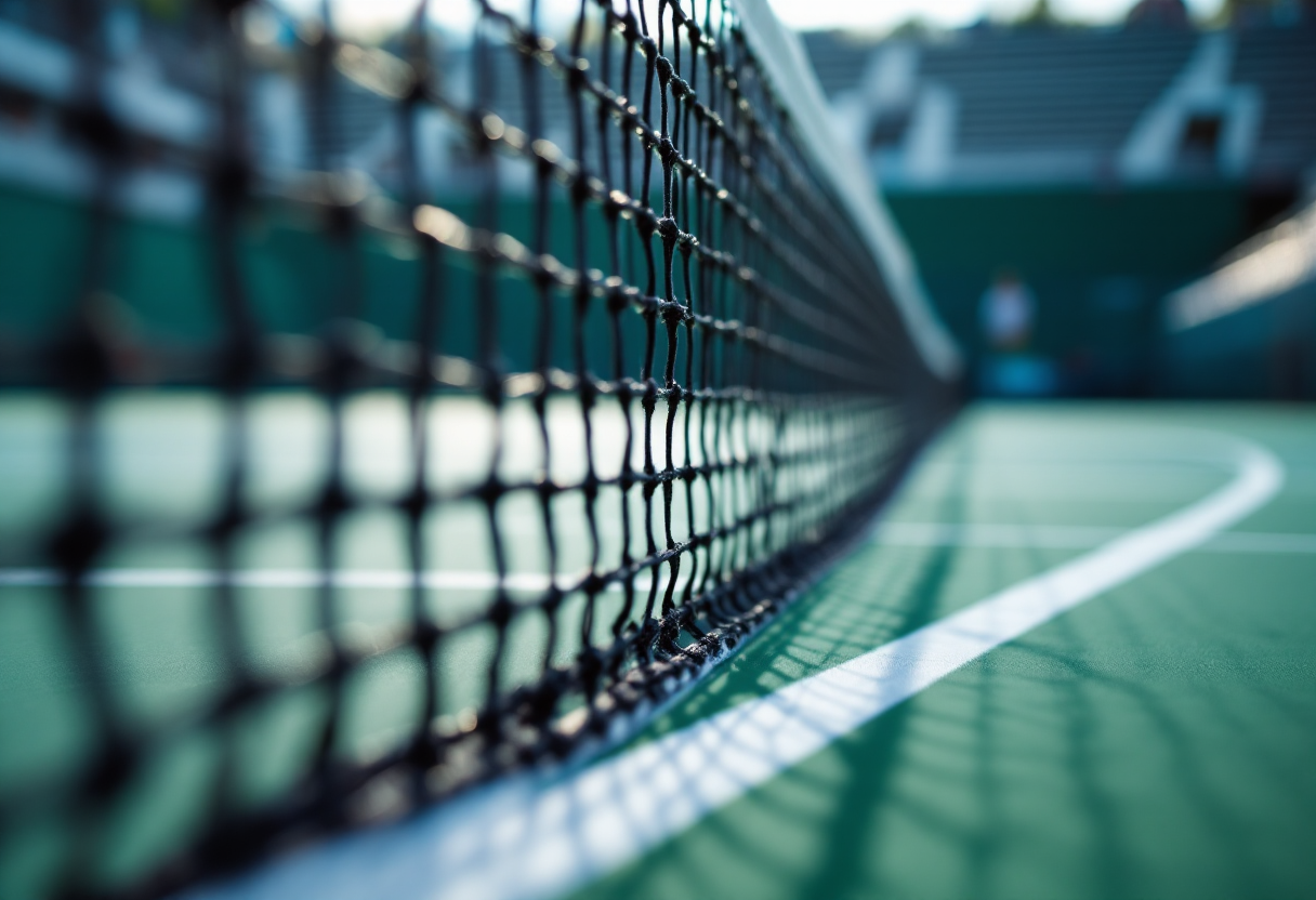 Tennisti in azione al Masters 1000 di Monte-Carlo