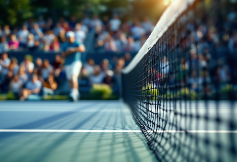 Giocatori in azione durante l'Open della Disfida di Barletta