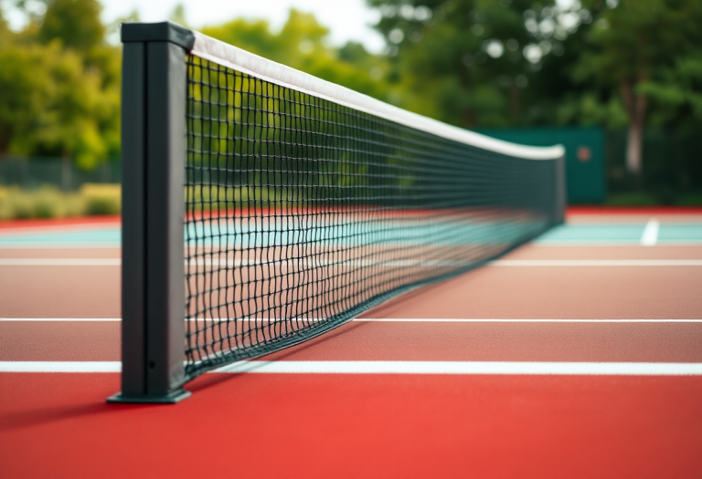 Giocatori italiani in azione al Forte Village Tennis Project