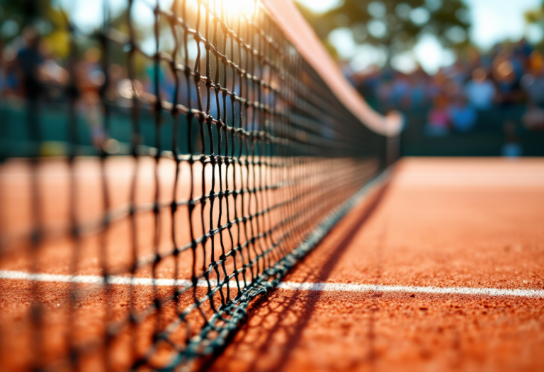 Tenniste italiane in azione durante una competizione nel 2025