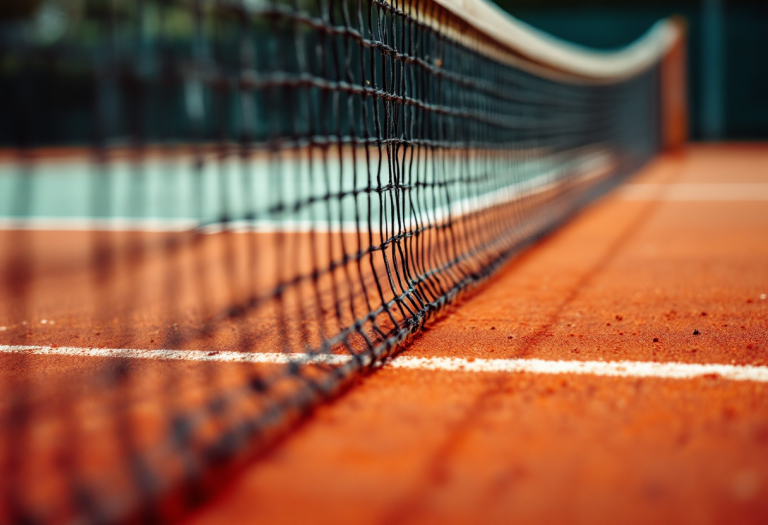 Partite di tennis in corso nei tornei internazionali di oggi