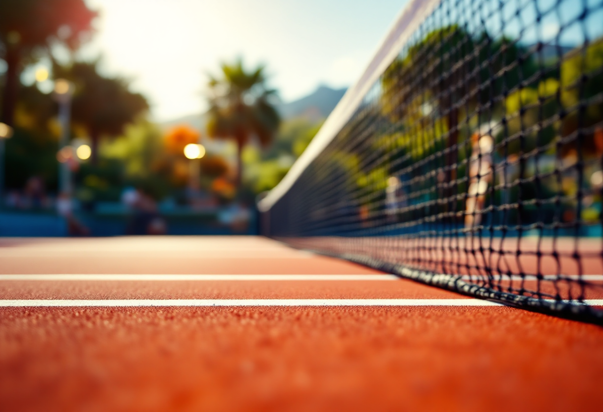 Tennisti italiani in azione sulla Costa Azzurra