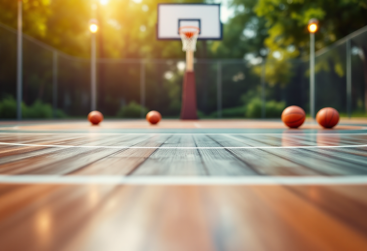 Giocatori dei Thunder in azione durante Gara 1 playoff 2025