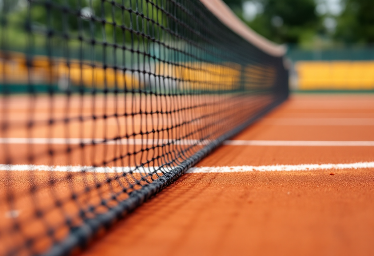 Giocatori di tennis in un torneo accessibile nel 2023