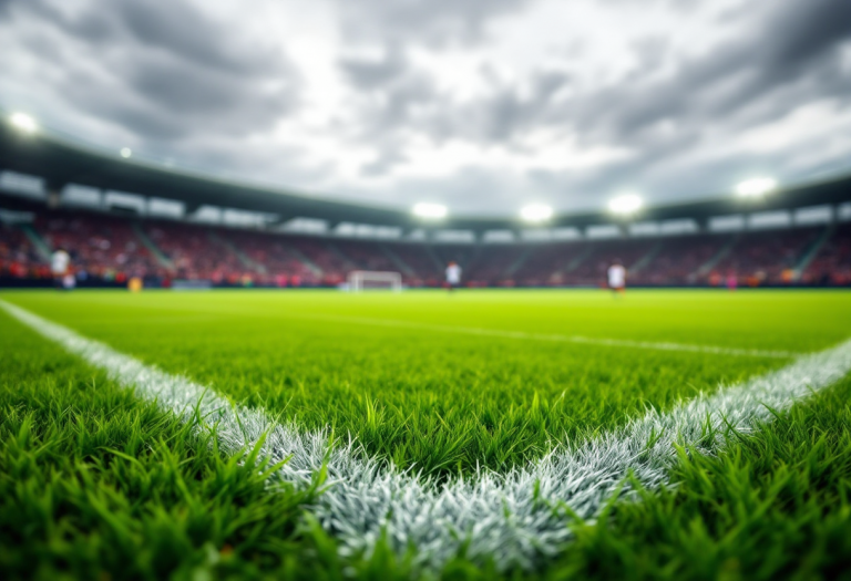 Giovani calciatori in azione durante il torneo a Firenze