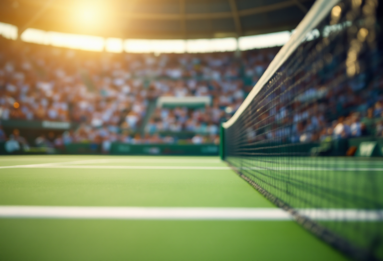 Giocatori di tennis in azione al torneo di Montecarlo