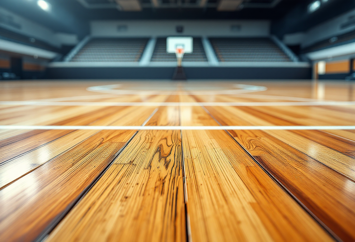 I Trail Blazers festeggiano la vittoria contro i Lakers