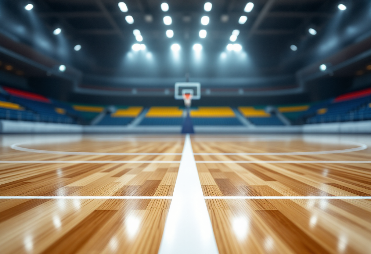 Treviso in azione contro Virtus Bologna nel finale di partita