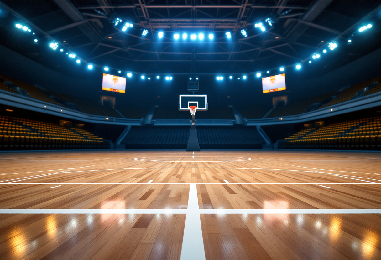 Giocatori in azione durante la Turkish Airlines EuroLeague 2024/25