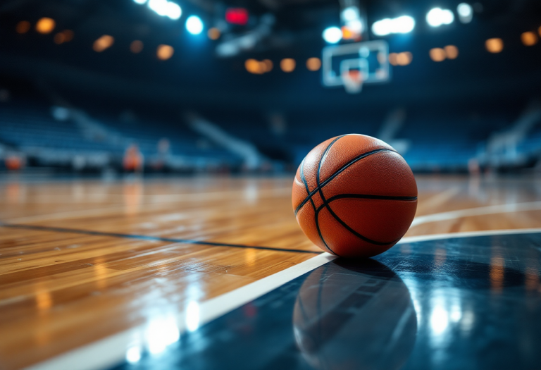 Match tra UNAHOTELS Reggio Emilia e Napoli Basket