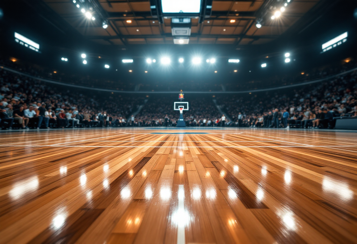 Umana Reyer Venezia in azione contro Pallacanestro Trieste