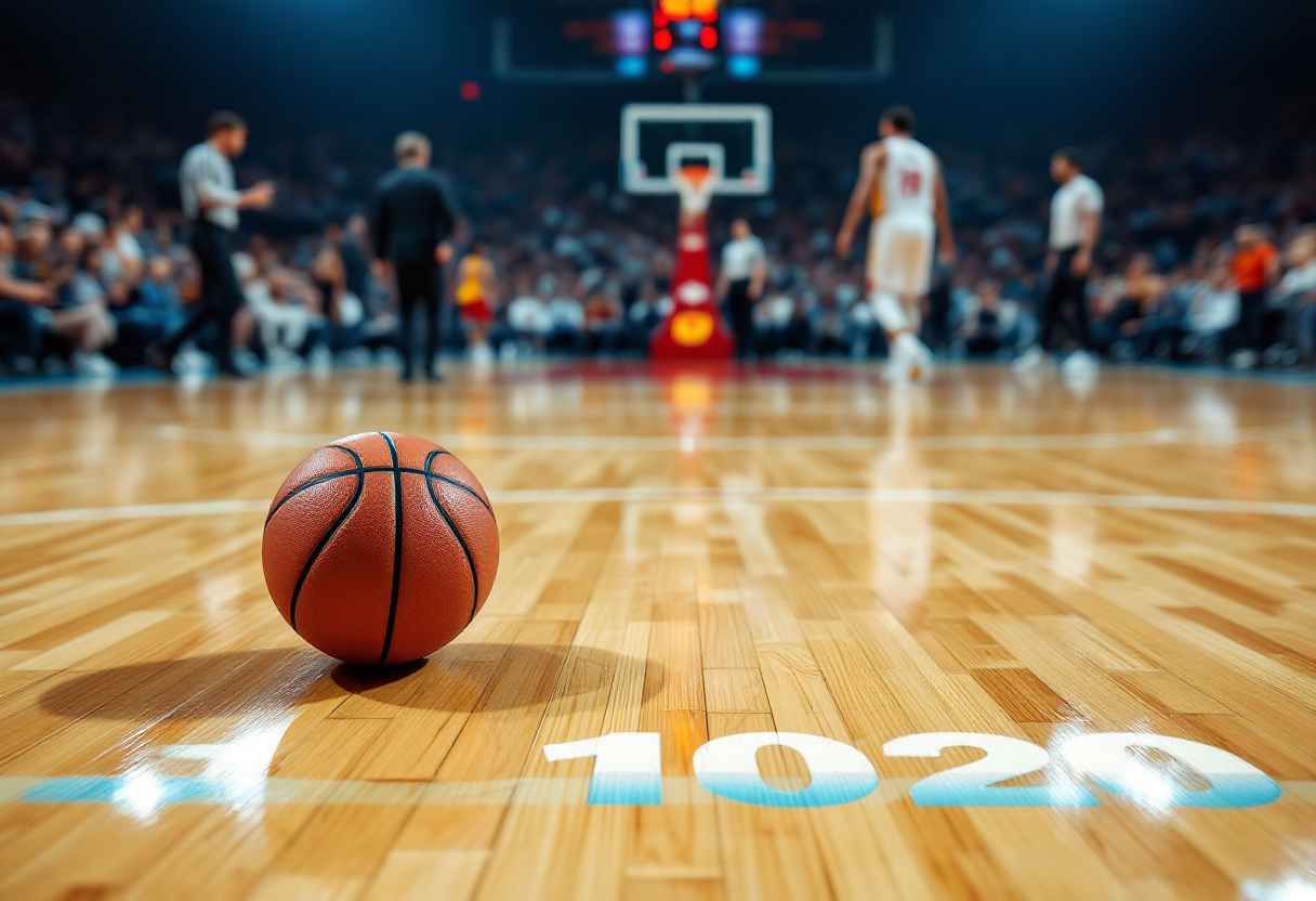 Virtus Bologna celebra la vittoria contro Treviso