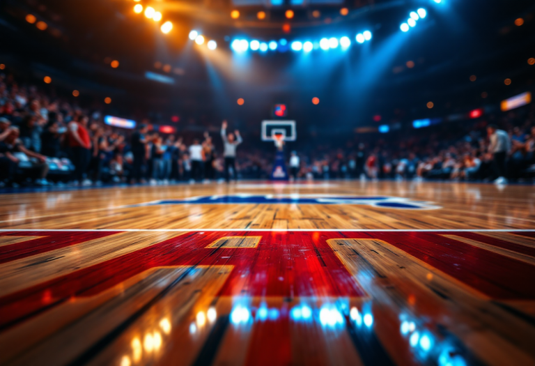 Virtus Bologna celebra la vittoria contro Germani Brescia