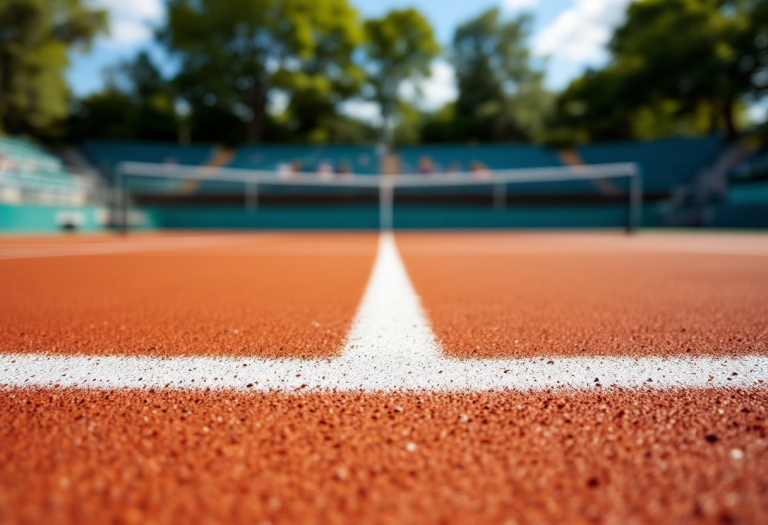 Alexander Bublik festeggia la vittoria al Piemonte Open