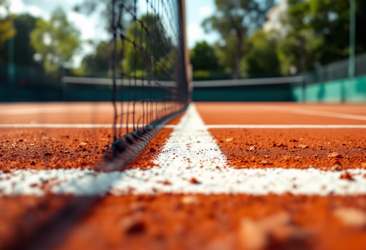 Alexander Weis in azione al torneo di Santa Margherita di Pula