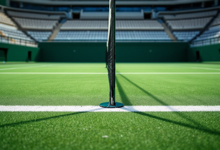 Alexander Zverev durante una partita di tennis