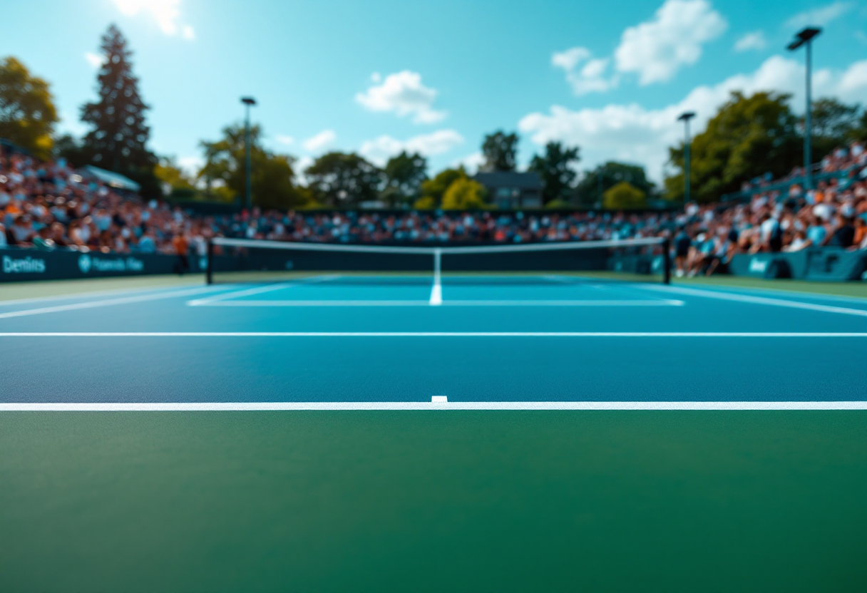 Aryna Sabalenka e Jannik Sinner in azione al torneo