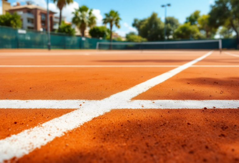 Carlos Alcaraz si allena per l'ATP Masters 1000 di Roma 2025