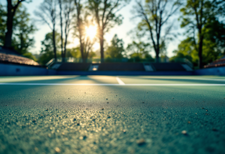 Carlos Alcaraz in azione al Roland Garros 2025